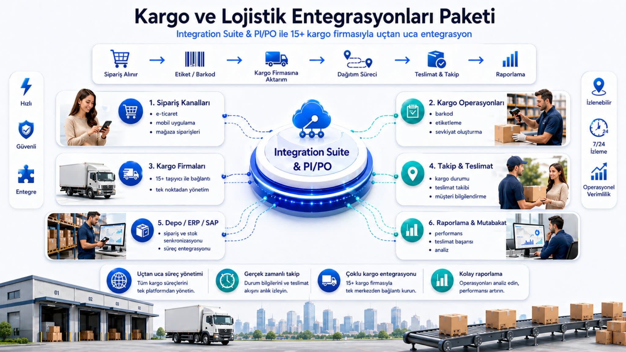KARGO VE LOJİSTİK ENTEGRASYONLARI PAKETİ