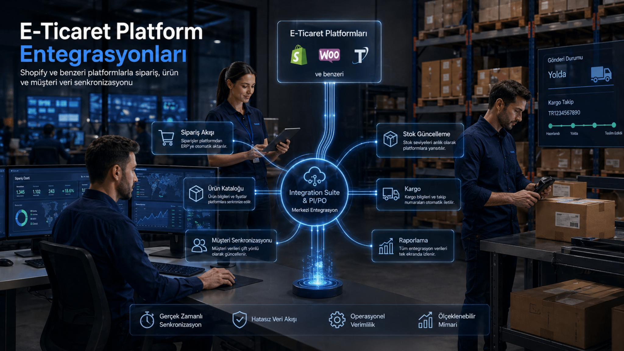 E-TİCARET PLATFORMLARI ENTEGRASYON PAKETLERİ